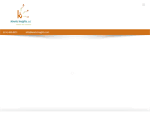 Tablet Screenshot of kineticinsights.com